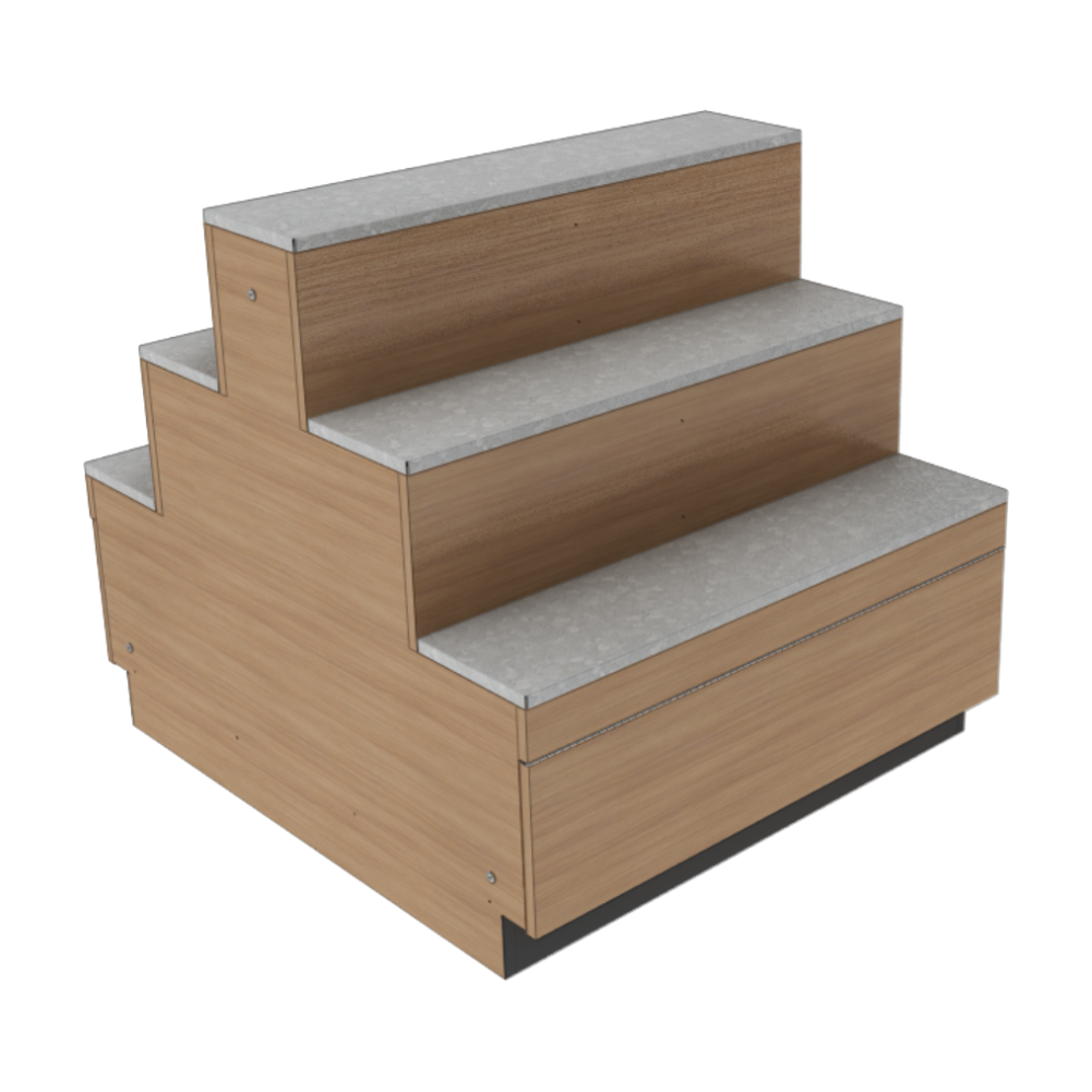 Double Sided 3-Step Display