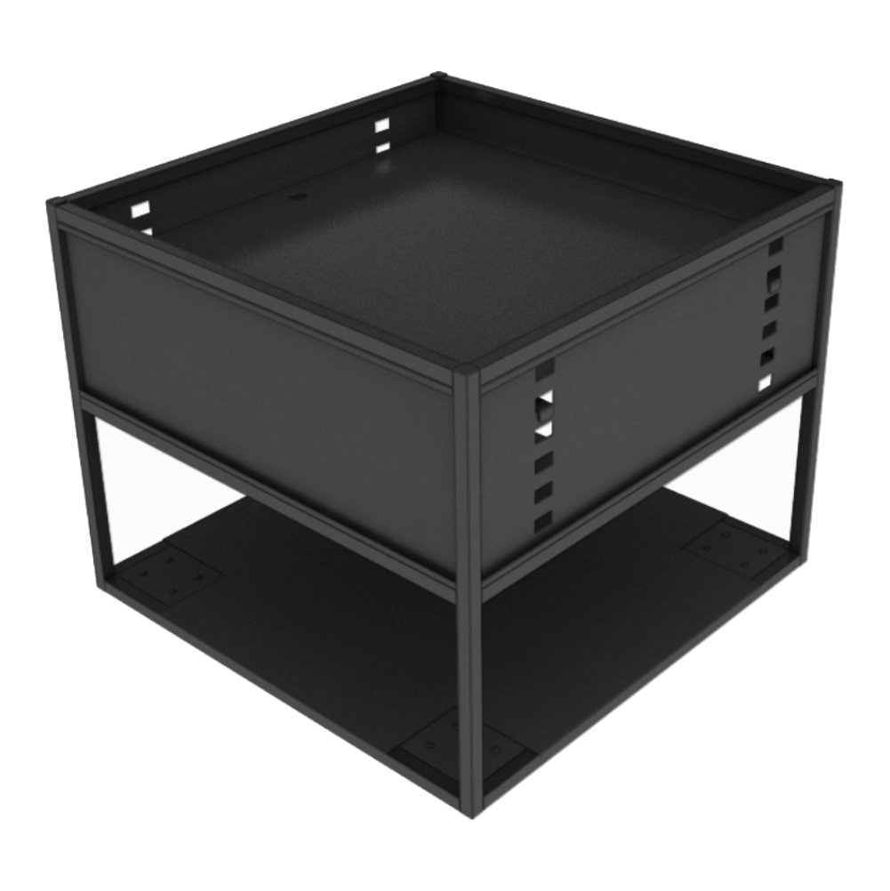 36" X 36" Metal Dump Bin