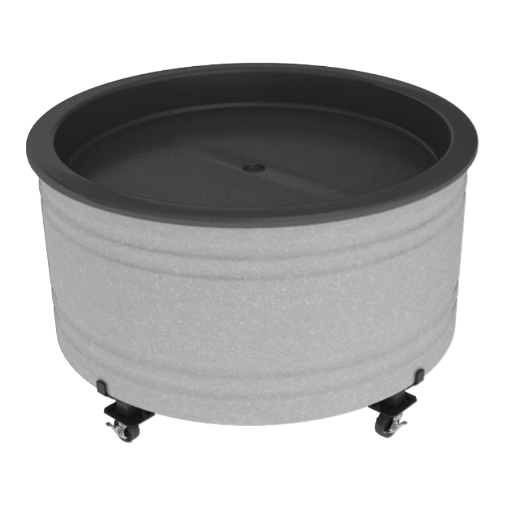 Round Galvanized Trough