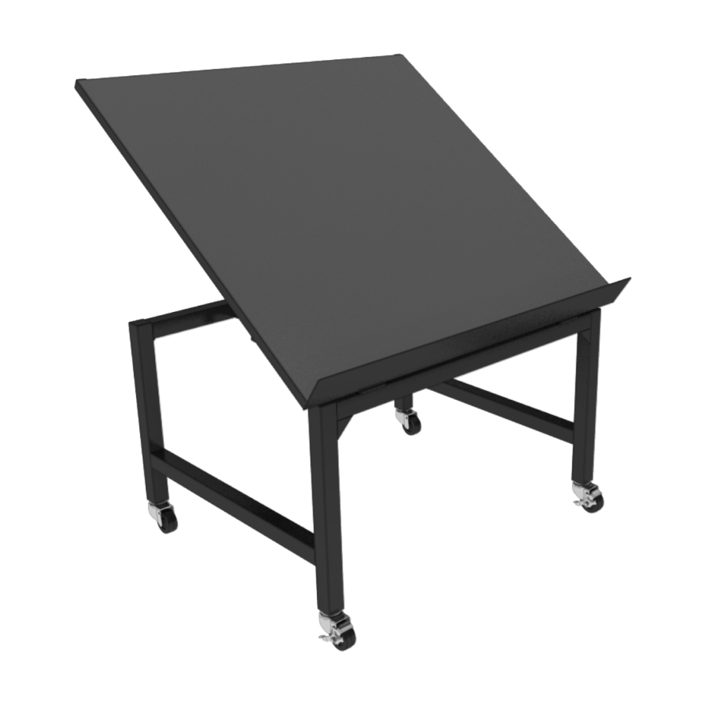Square Metal Euro Table