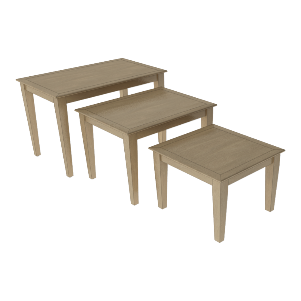 Set of 3 Tapered Legs Tables