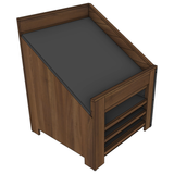 Slant Top Orchard Bin With Shelves - Right