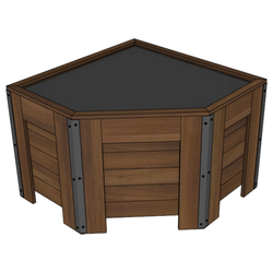 Wedge Front Orchard Bin