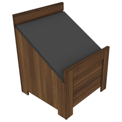 Slant Top Orchard Bin - Center