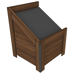 Slant Top Orchard Bin - Left
