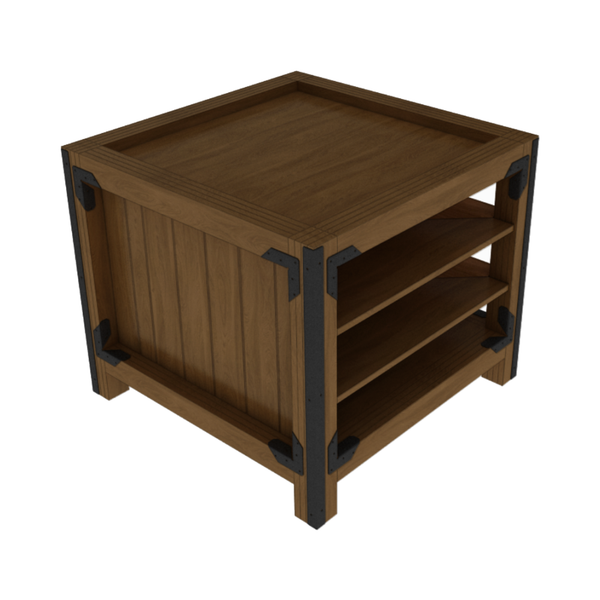 36" X 36" 2-Sided Orchard Bin