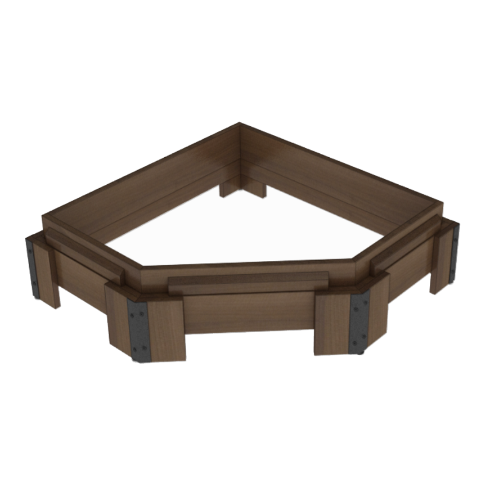 8" Wedge Orchard Bin Riser