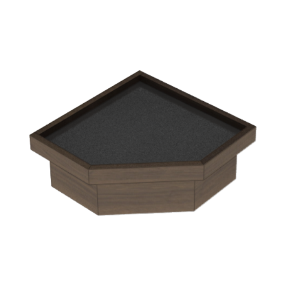 Wedge Front Pedestal