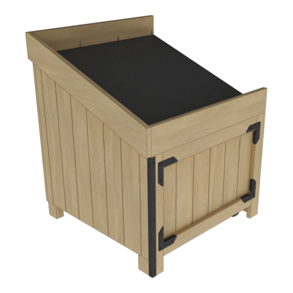 Slant Top Orchard Bin – Left