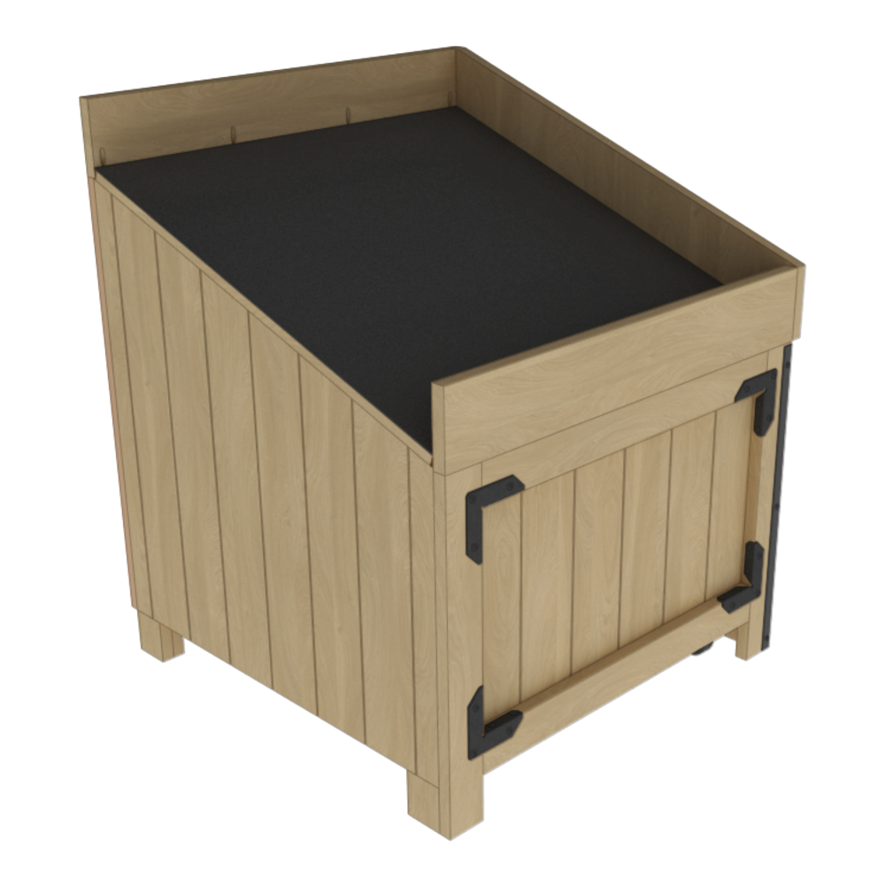 Slant Top Orchard Bin – Right