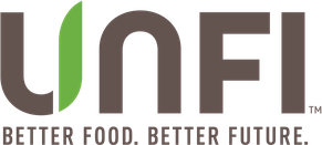 UNFI logo with tagline 'Better Food, Better Future' on a white background