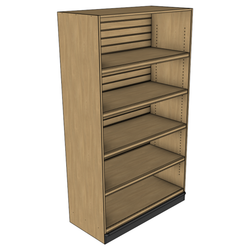 84" Tall 4-Shelf End Cap