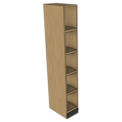 84" Slim 4-Shelf Inline Display