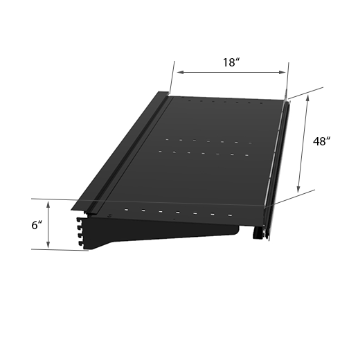 Multi deck shelving | Produce Display | The Marco Company-MDWM-0002 SBCAN