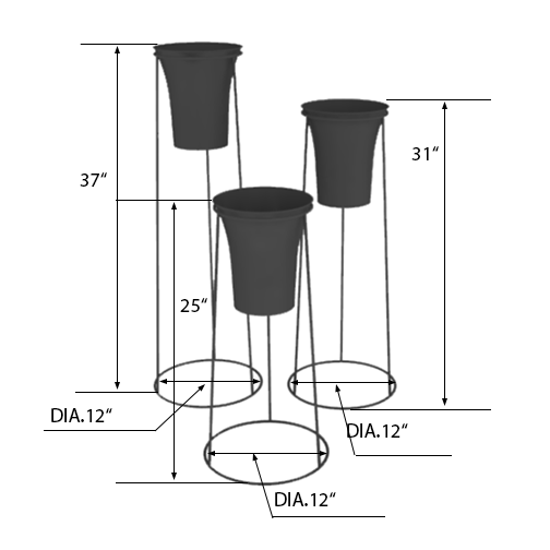 Upright Display| Produce & Bakery Display| Floral & Wine Display| The Marco Company-MFS-005 KIT