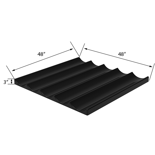 Banana Display Riser | Produce Display | The Marco Company- VEG-106 BAN#2BK