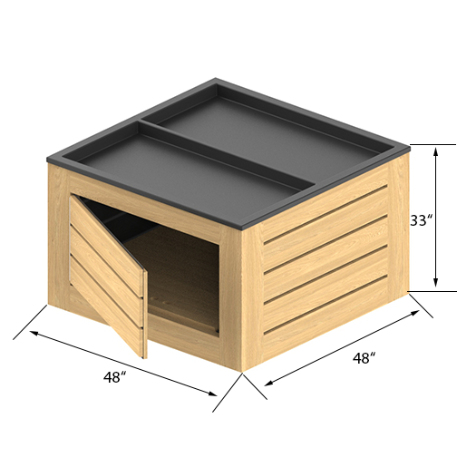 Orchard Bins | Produce Display | The Marco Company-OBA-CLS O