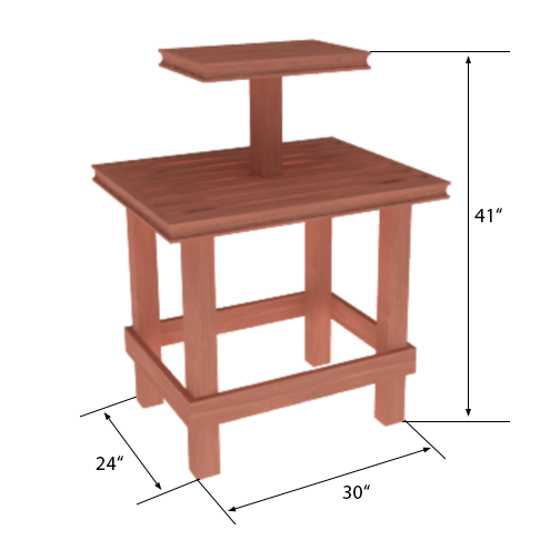 Bakery Display Tables and Racks | The Marco Company-BAK-898 2T