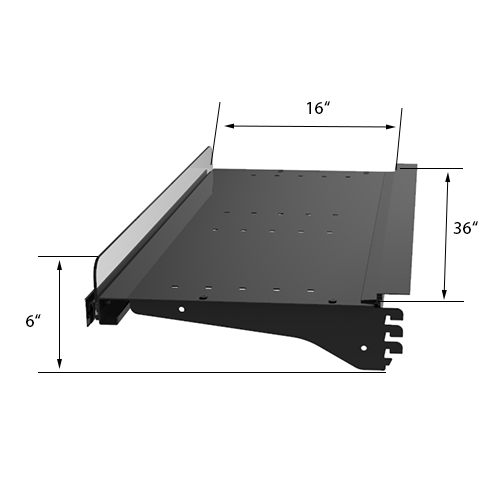 Multi deck shelving | Produce Display | The Marco Company-MD-0100 HP SB