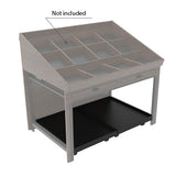 Table cart With Plate Casters-KR-TBL CART SB