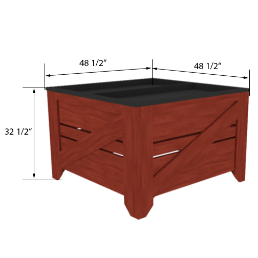 Orchard Bins | Produce Display | The Marco Company-VEG-OBA-P