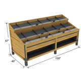 Orchard Bins | Produce Display | The Marco Company- OBP-28985 OSB