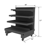 Produce Display Shelving | Retail Display | The Marco Company-EC-102 OBK