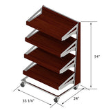 Bakery Display Shelving-The Marco Company - Upright Display with 4 Shelves