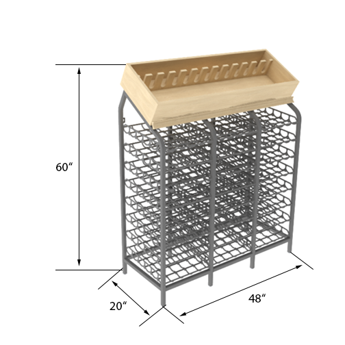 Wine Upright Display | Wine Cabinets | The Marco Company-WN-026