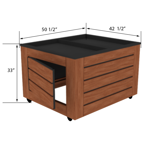 Orchard Bins | Produce Display | The Marco Company-OBS-CLS42X49