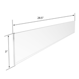 Clear Front Guard GRCFN 28.5X3.0
