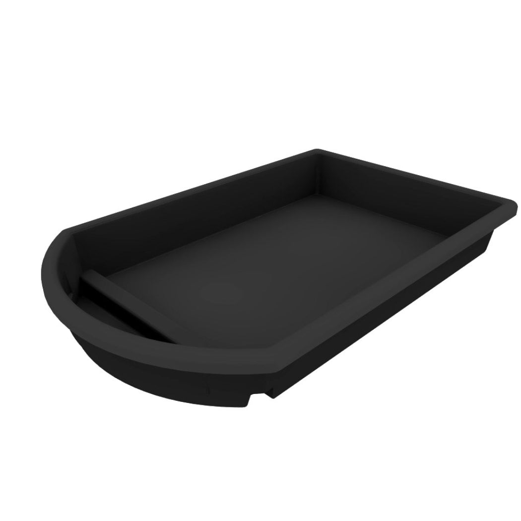 Medium Size Plastic Trays - Black