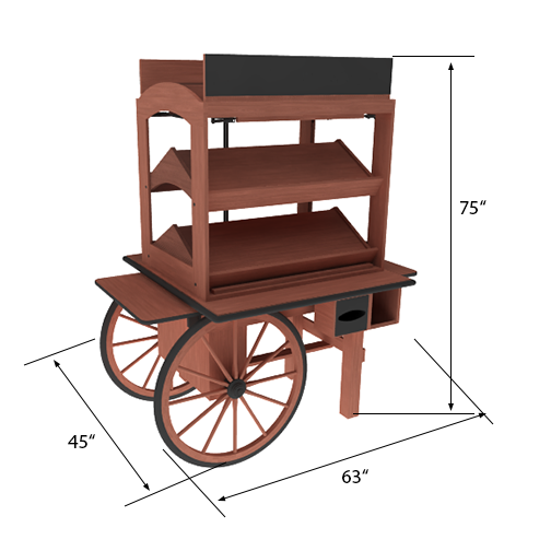 Display Carts | Produce & Bakery Display | The Marco Company-M-CART-008