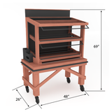 Bakery Display Shelving and Cases | The Marco Company- M-CART-004