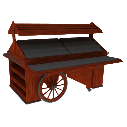 Muffin Wagon Merchandising In-Store  Food cart design, How to store bread,  Food cart