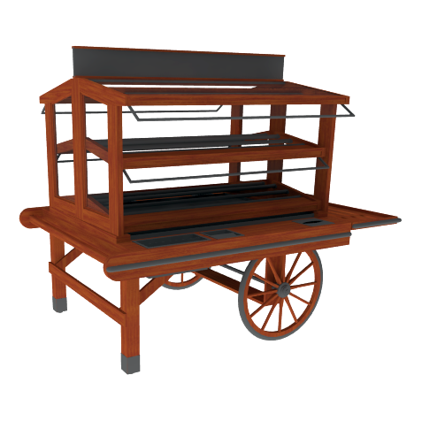 Display Carts | Produce & Bakery Display | The Marco Company-M-CART-001