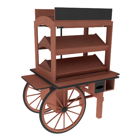 Display Carts | Produce & Bakery Display | The Marco Company-M-CART-008