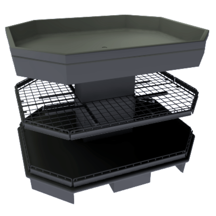 Produce Display Bin | Orchard Bin | The Marco Company-OCT-CHIP