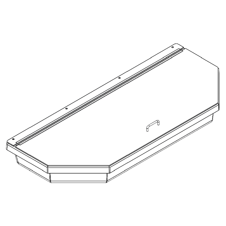 orchard bin liner | Produce Display | The Marco Company-OCT-PL1 BK