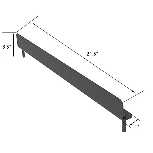 Product Stops for Metal Rail Tables