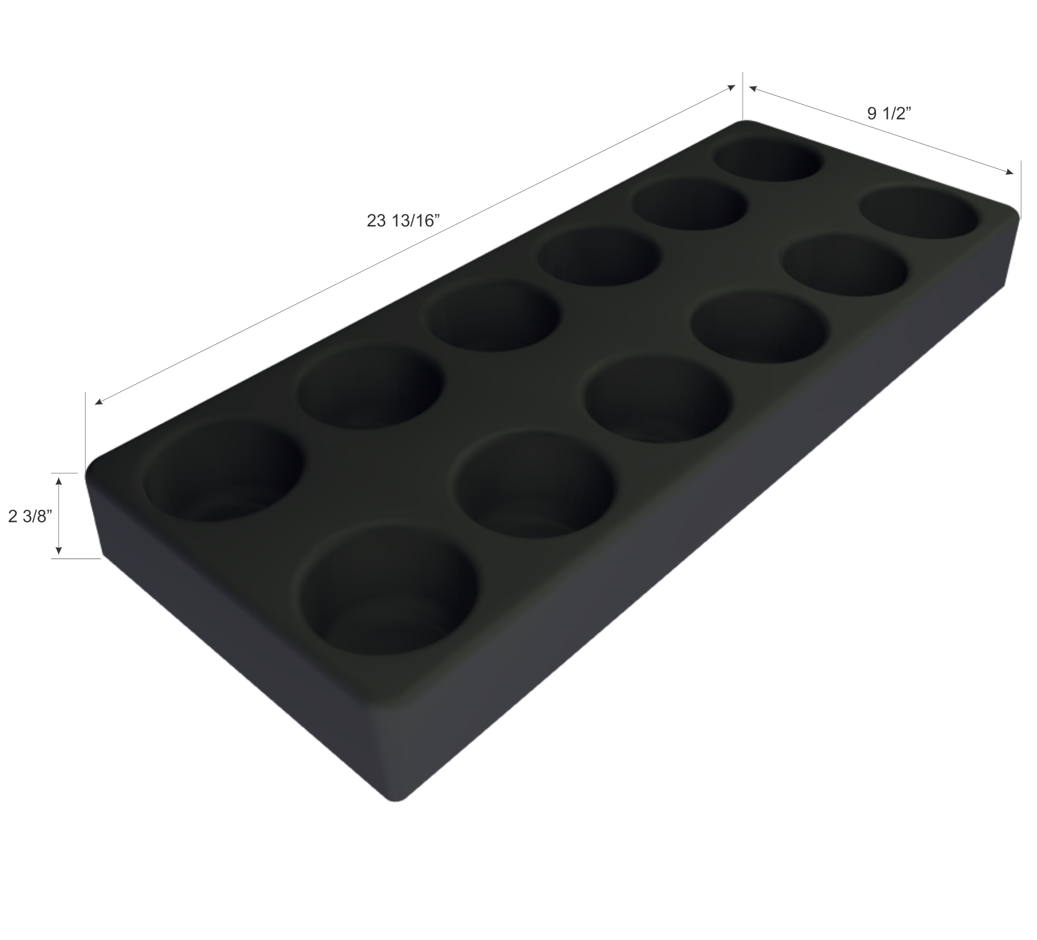 Plastic Display Tray<br>VEG-09 HEB 3