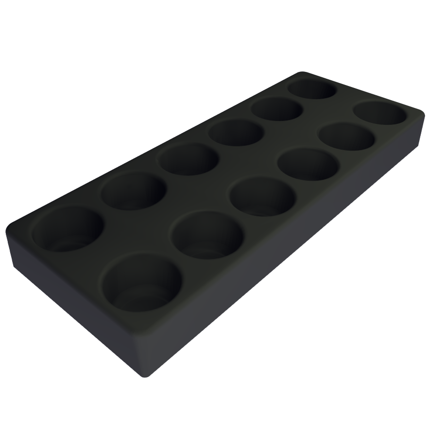 Plastic Display Tray<br>VEG-09 HEB 3