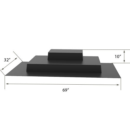 Produce Display Shelving | Retail Display | The Marco Company - TIER-DISP 02B C